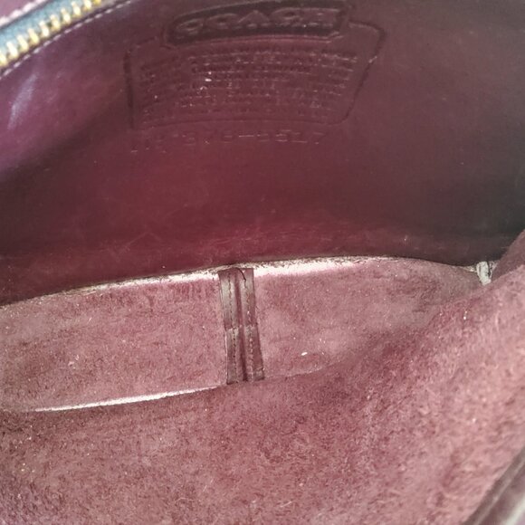 Vintage Coach Messenger Crossbody New York City in Burgundy +Original Hangtag - Picture 10 of 10